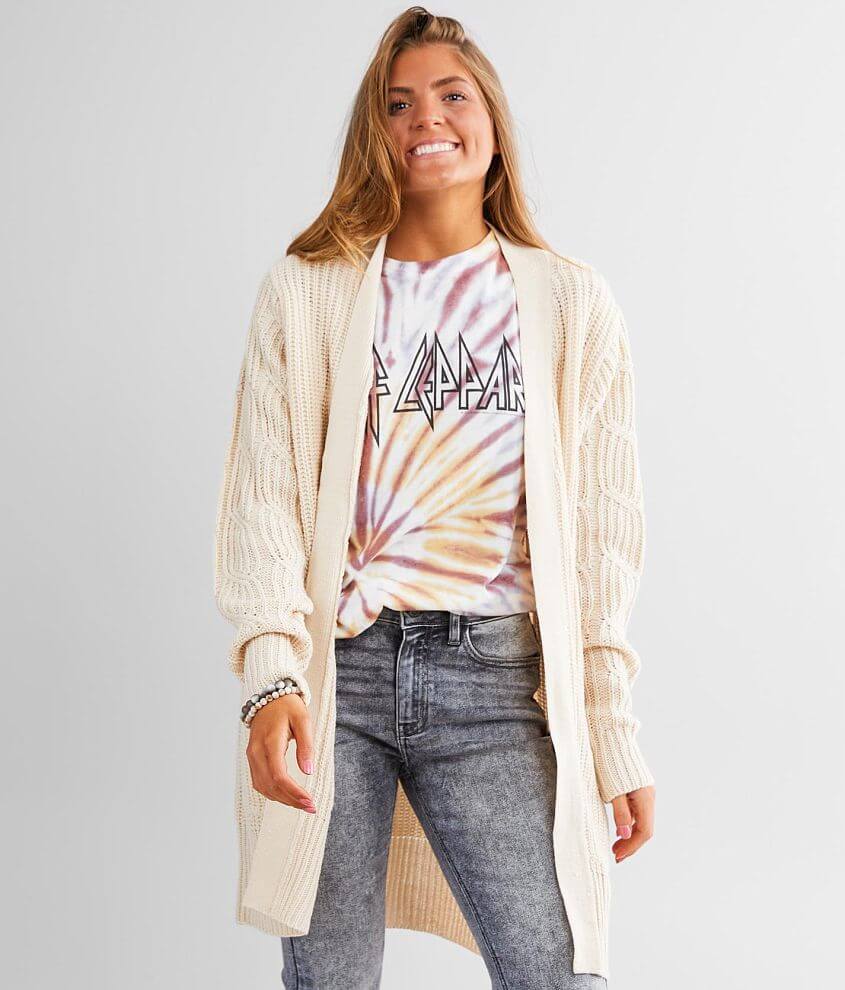 Daytrip Cable Knit Cardigan Sweater