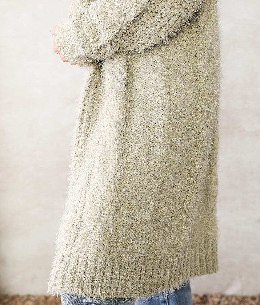 Eyelash Duster Cardigan Sweater