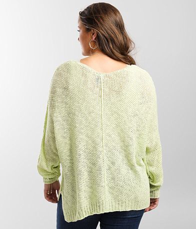 Daytrip Slouchy Open Weave Sweater BACK