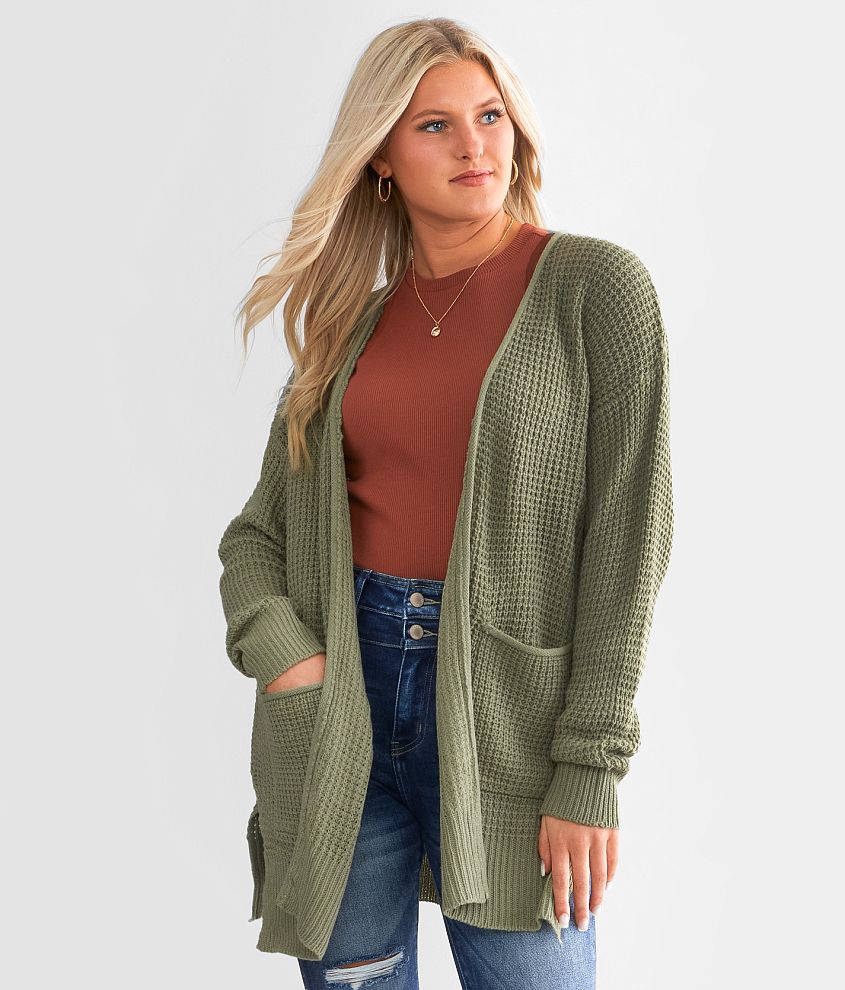 Daytrip Knit Cardigan Sweater - Women's Sweaters in Vetiver | Buckle