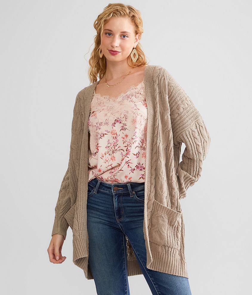 Buckle on sale front cardigan