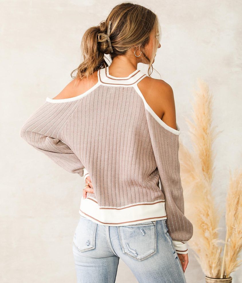Cold Shoulder Sweater