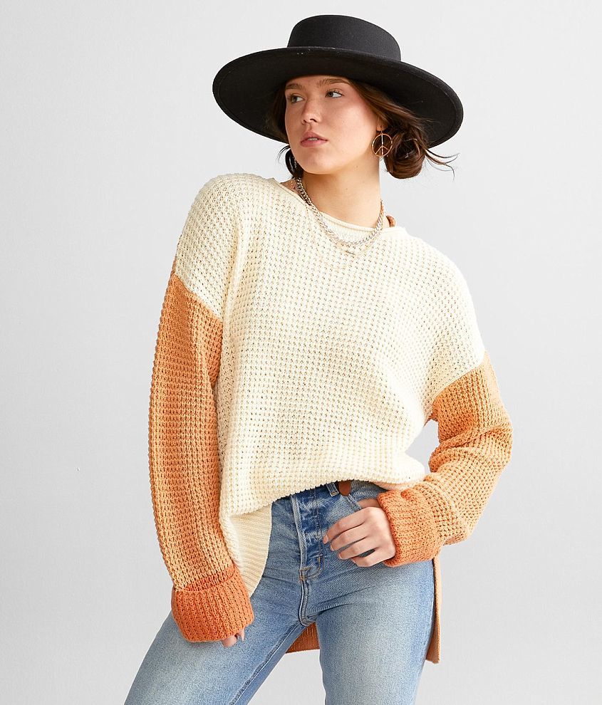 Women's open weave sweaters sale