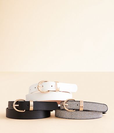 BKE 3 Pack Mixed Belt Set front view