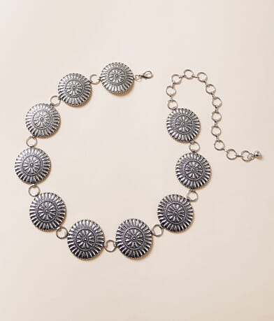 BKE Concho Chain Belt front view