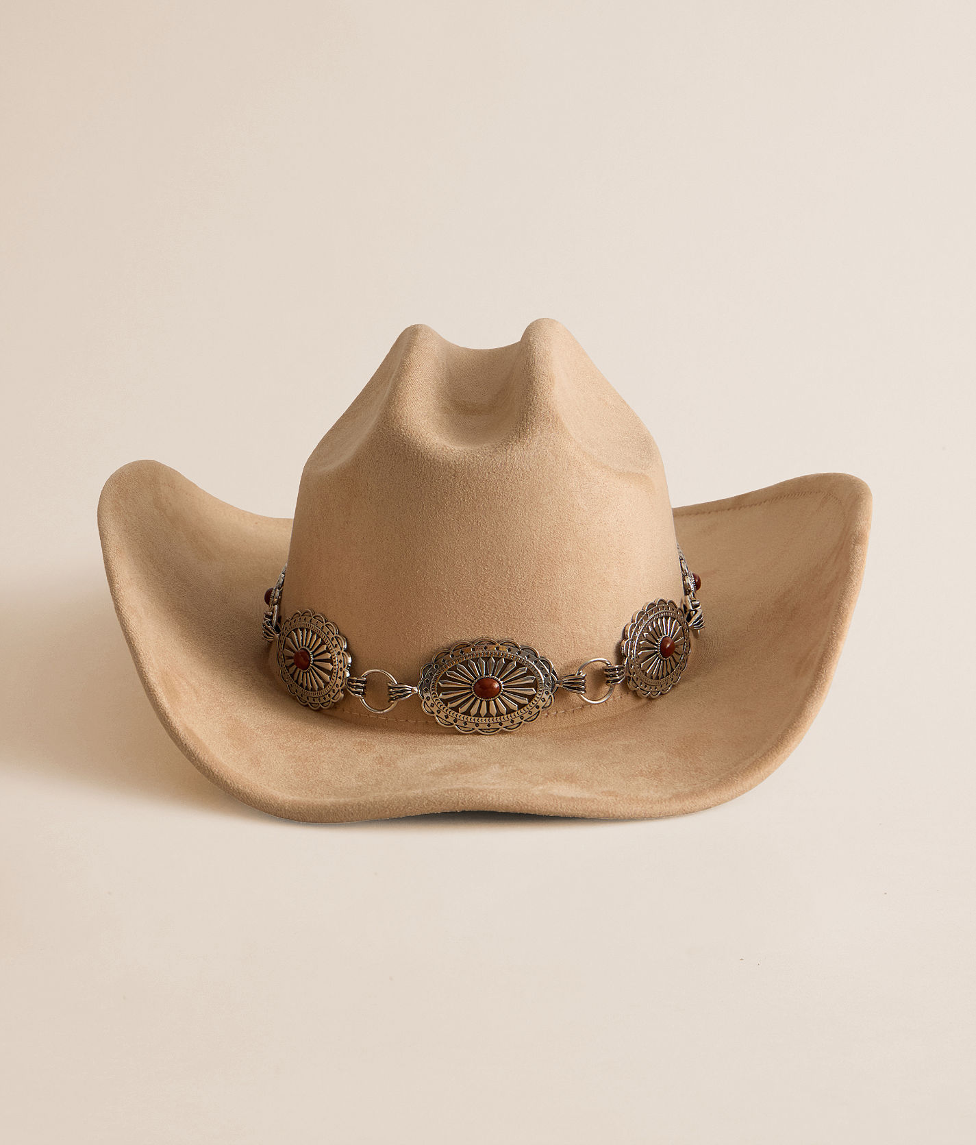 Sterling & Stitch Concho Cowboy Hat - Women display picture 3