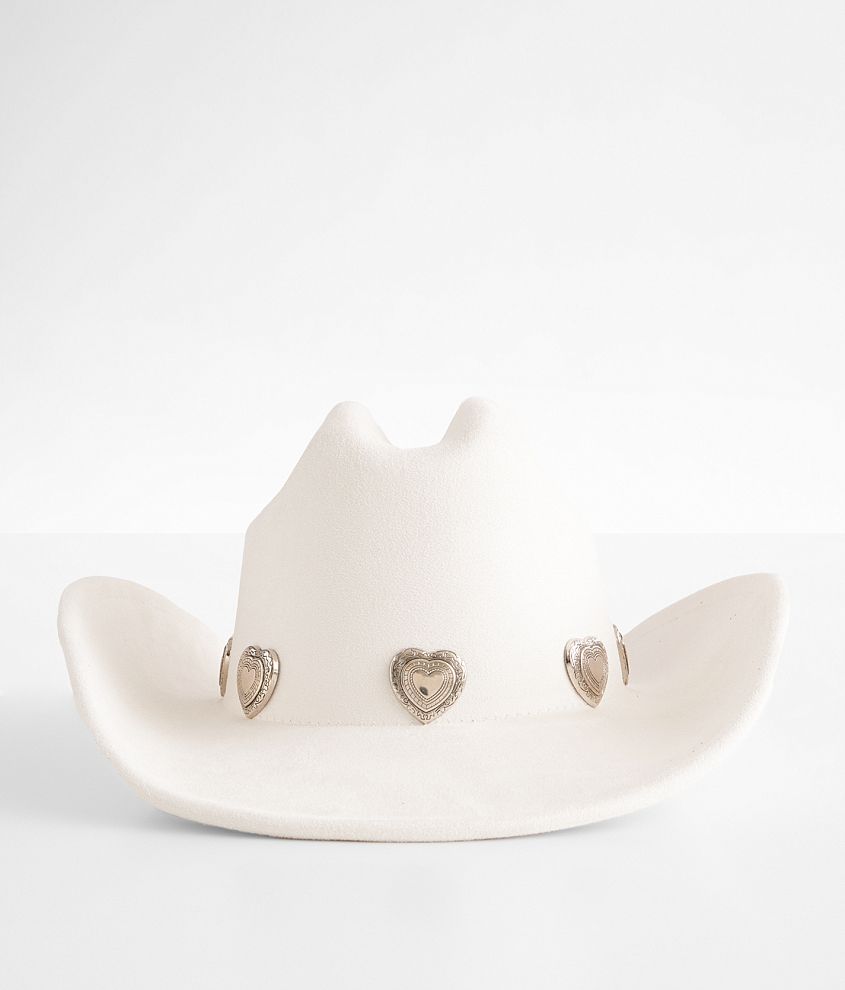 Illuma Heart Concho Cowboy Hat front view