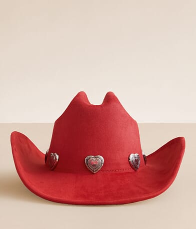 Illuma Heart Concho Cowboy Hat front view