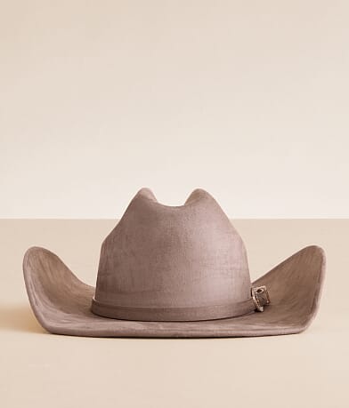 Sterling & Stitch Banded Cowboy Hat front view