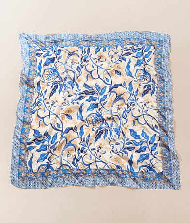 BKE Floral Fashion Scarf front view