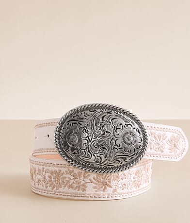 BKE Embroidered Western Belt front view