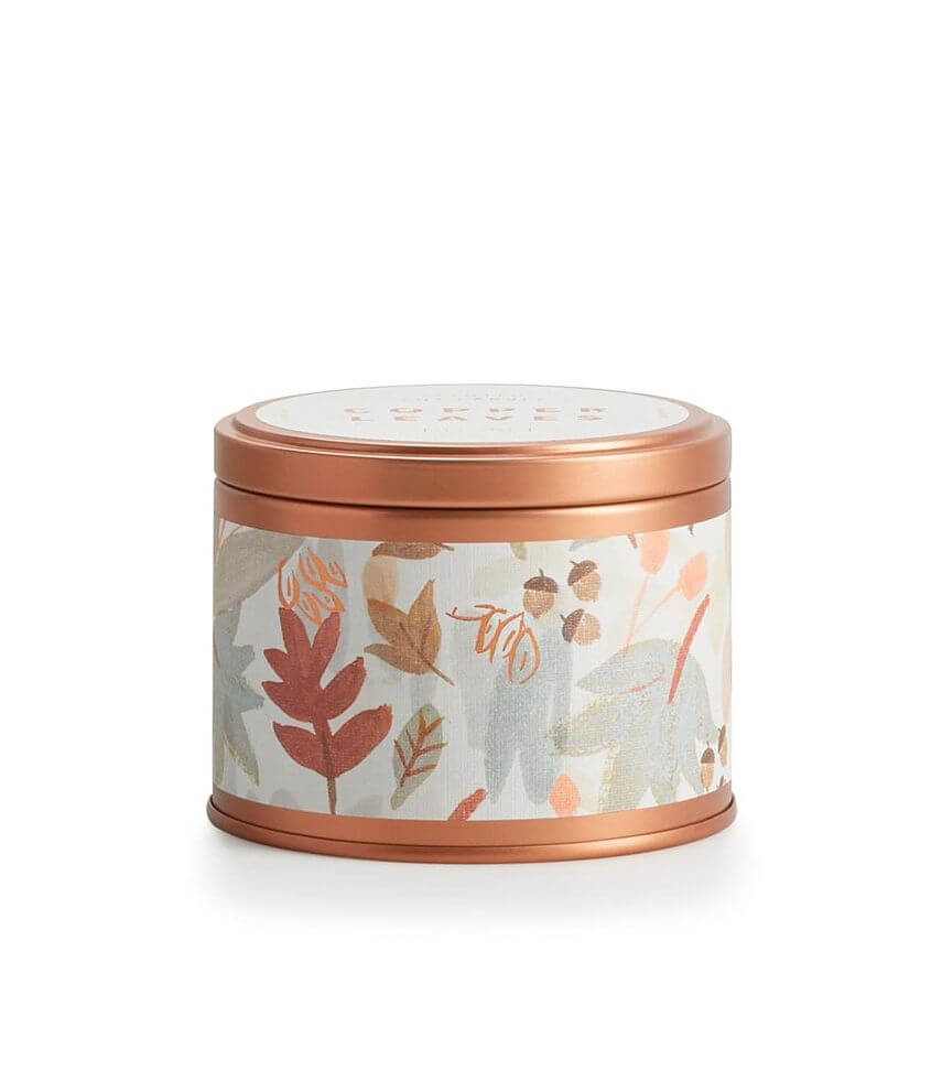 ILLUME Copper Leaves Candle front view