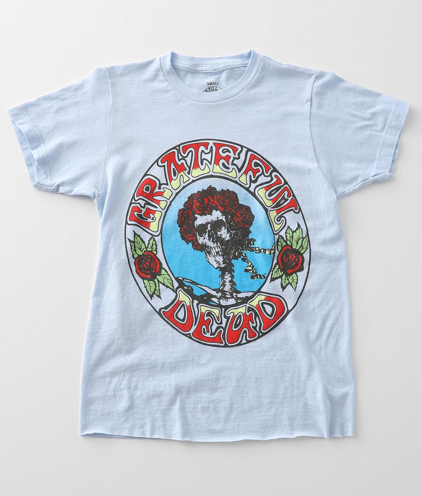 Grateful Dead Band T-Shirt - Women's T-Shirts in Washed Blue