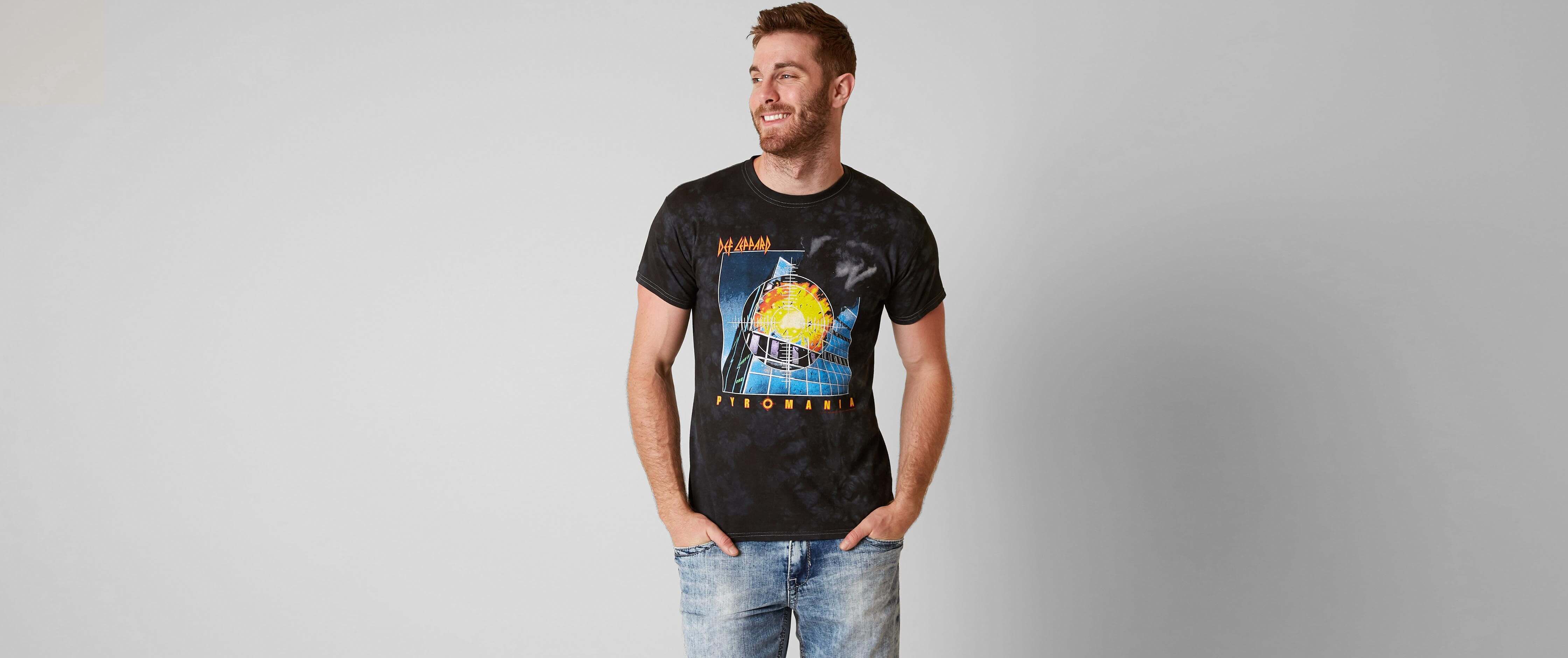 def leppard t shirt mens