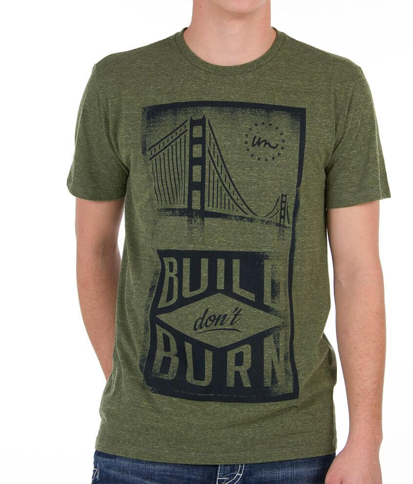 Imperial Motion Build Don't Burn T-Shirt front view