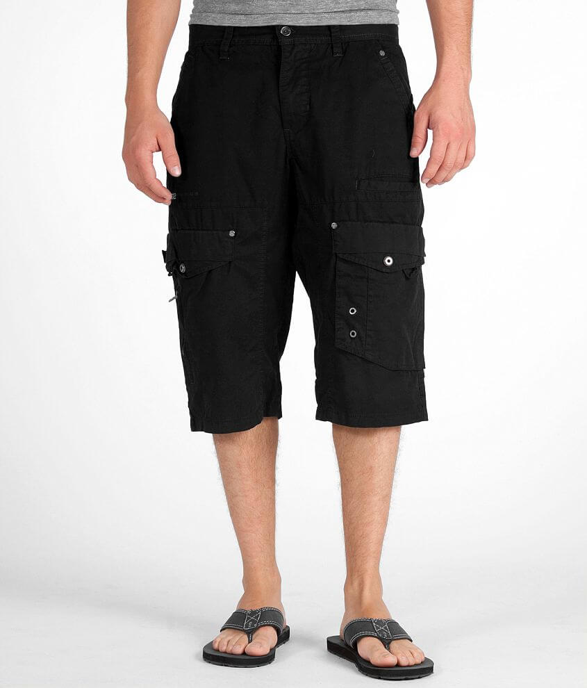 Projek Raw Long Cargo Short Men s Shorts in Charcoal Buckle