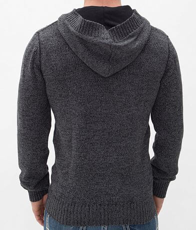 Projek Raw Toggle Henley Sweater back view