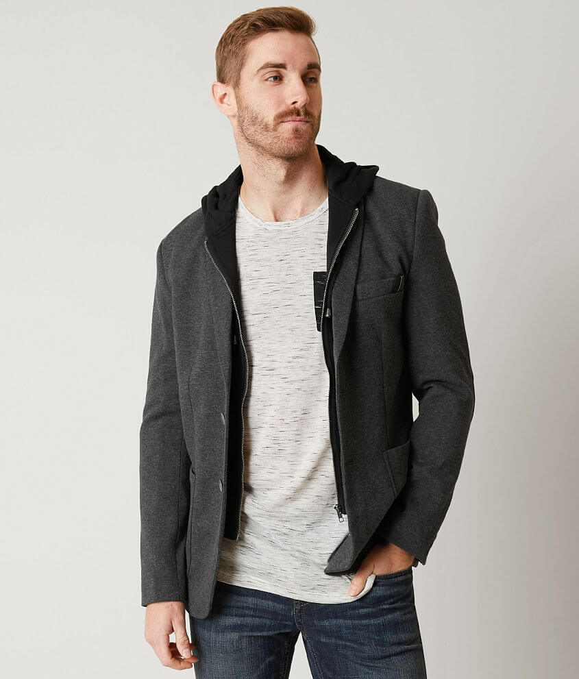 Projek Raw Heathered Blazer - Men's Coats/Jackets in Marbled Grey | Buckle