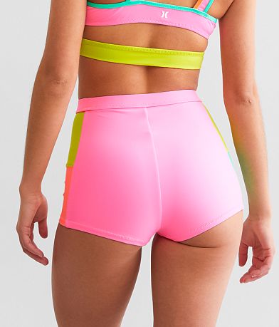 Hurley Around The Block Retro Neon Swim Short back view