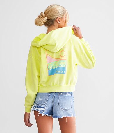 Hurley Beach Bum Nadia Cropped Hoodie BACK