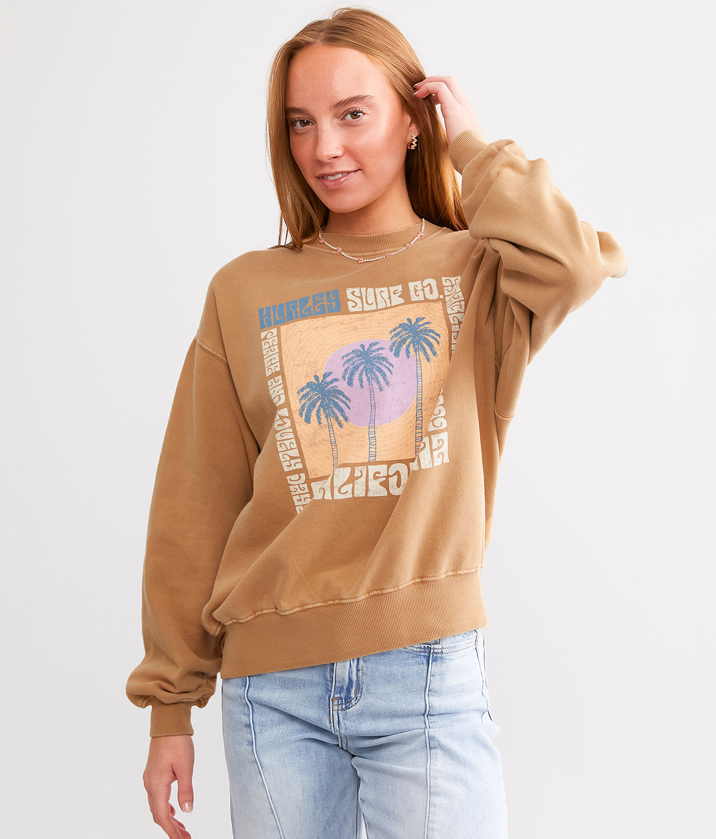 Hurley clearance sweatshirt womens