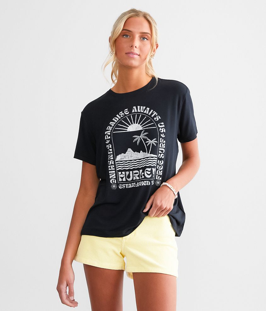 Notebook lezing Oost Timor Hurley Paradise T-Shirt - Women's T-Shirts in Black | Buckle