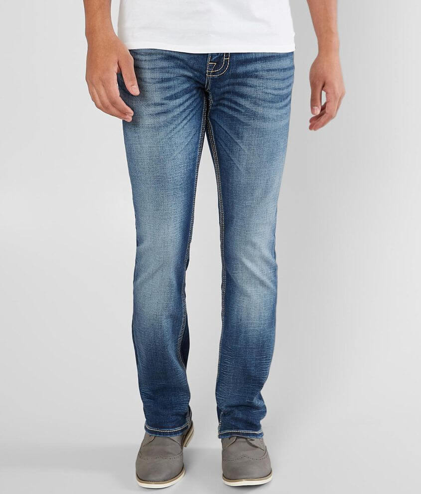 Buckle Black Three Straight Stretch Jean Men's Jeans in Marseille