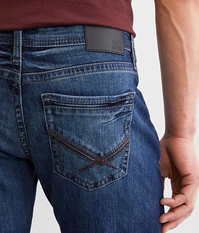 BKE Carter Boot Stretch Jean back pocket view
