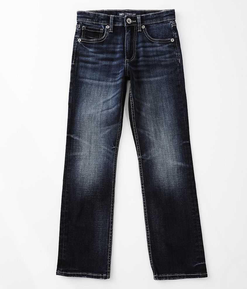 Boys - BKE Conner Straight Stretch Jean front view