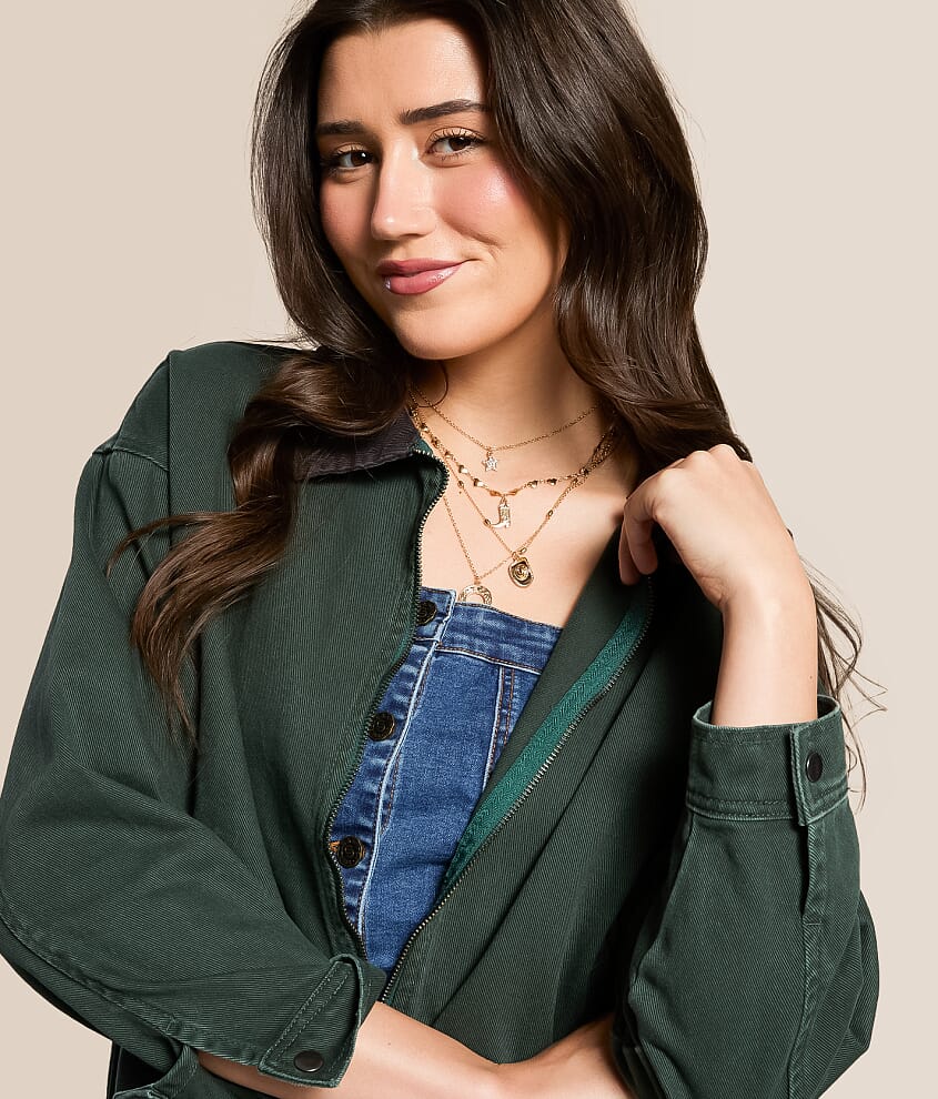 4 Pack Western Pendant Necklace Set