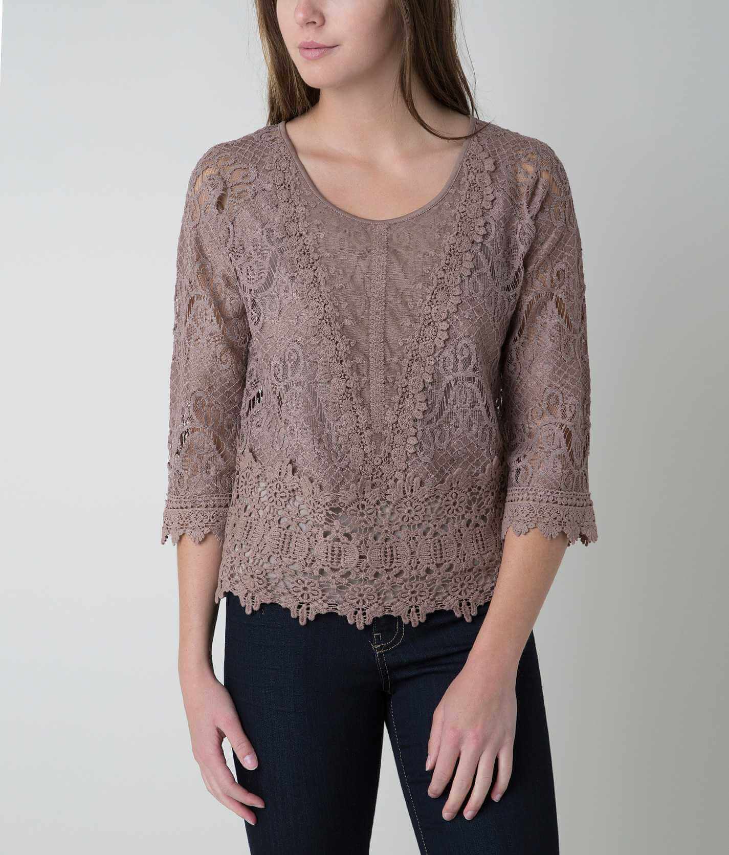 lace tops pink