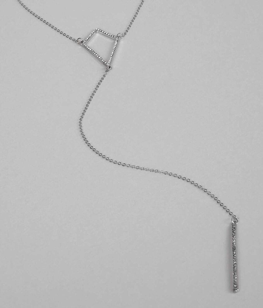 BKE Rhinestone Necklace front view