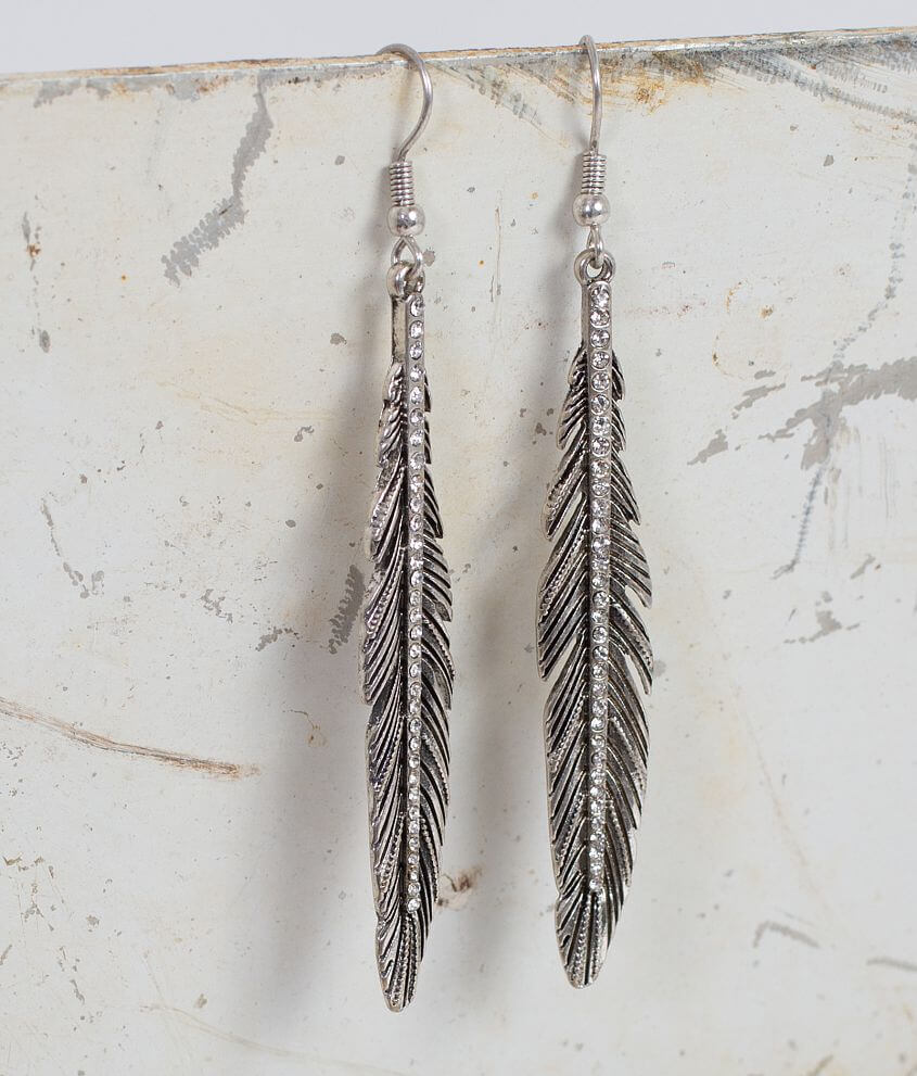 BKE Feather Earring front view