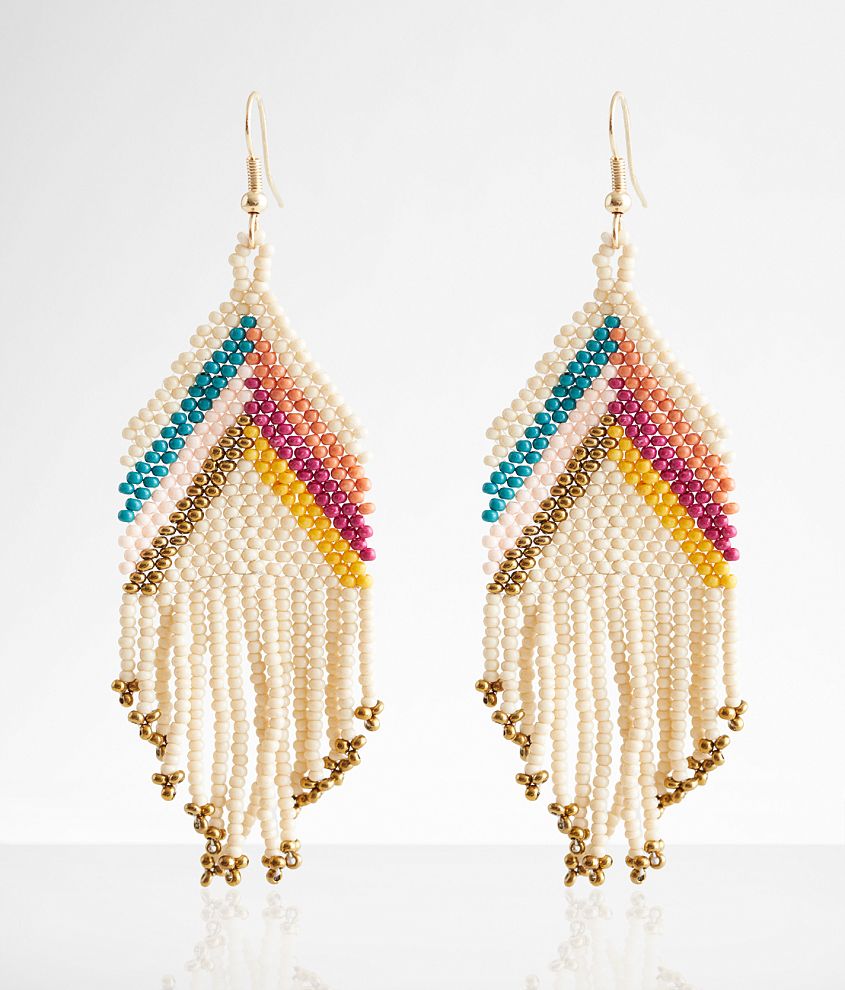 boutique by BKE Seed Bead Earring front view