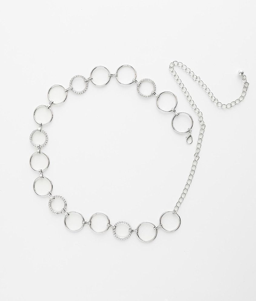 Silver Circle Chain Belt