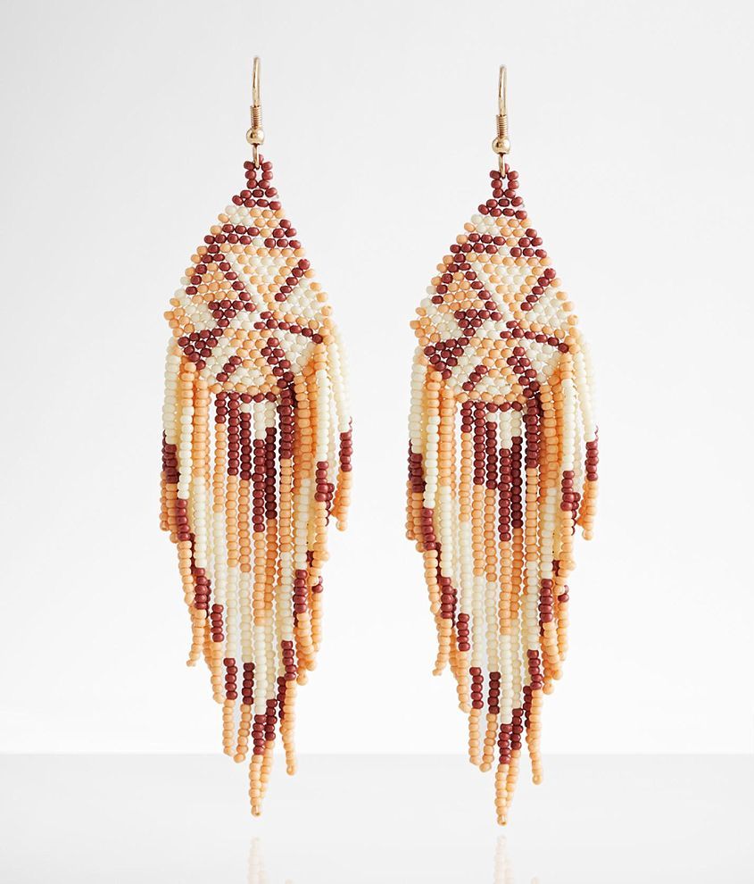 boutique by BKE Fringe Drop Earring front view