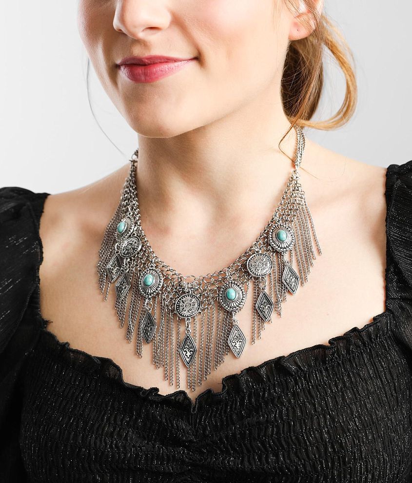 Statement Fringe Necklace
