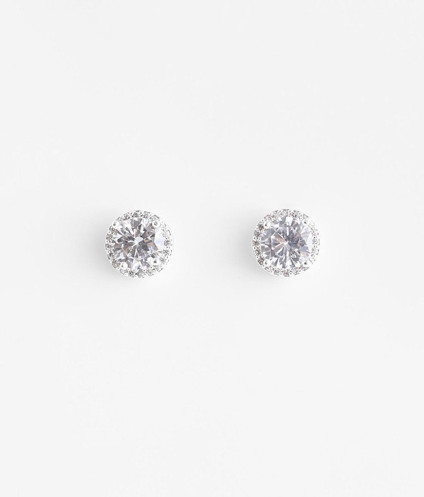 boutique by BKE Halo Stud Earring front view