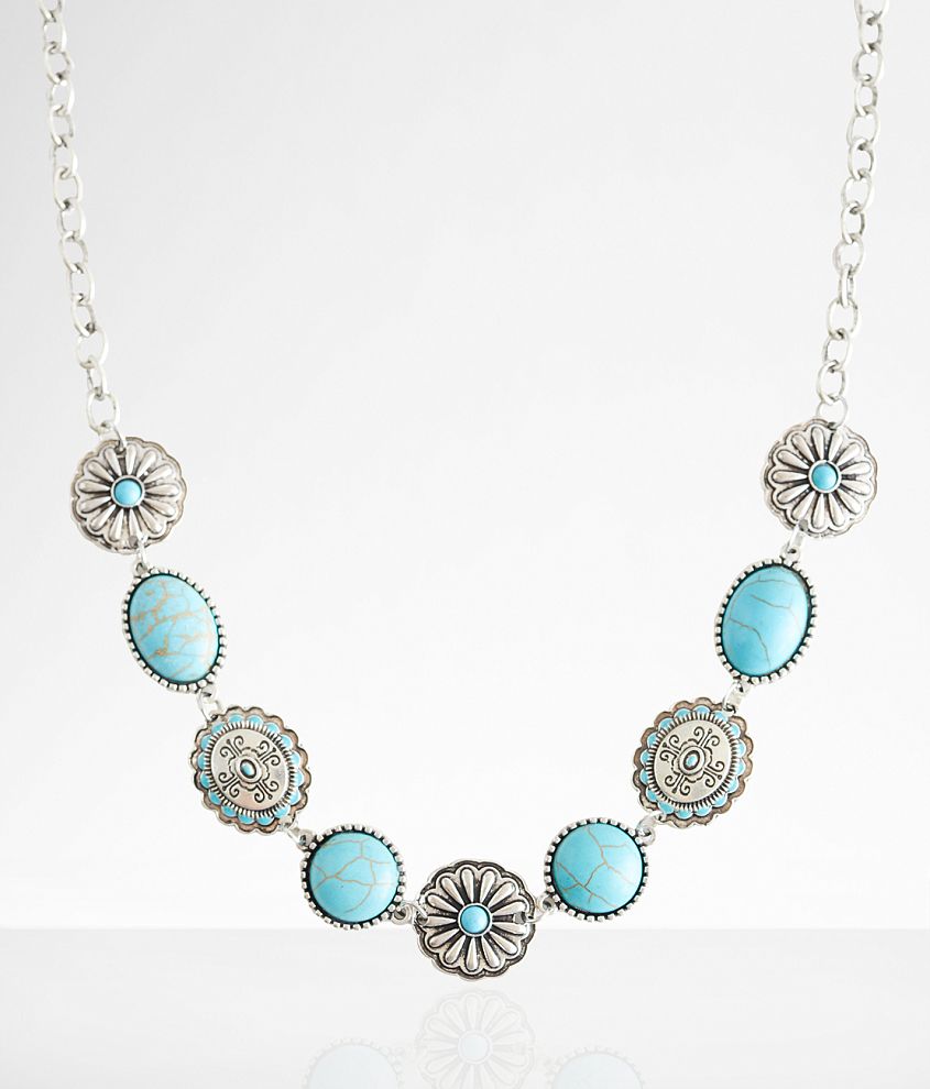 Western turquoise deals necklace