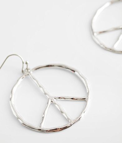 boutique by BKE Peace Sign Earring MISC_DETAIL_1