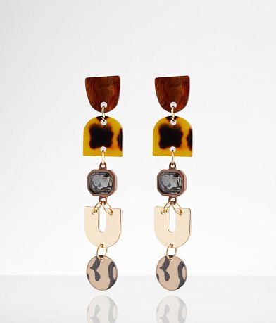 boutique by BKE Tiered Earring front view