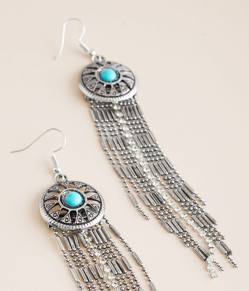 Western Fringe Drop Earring