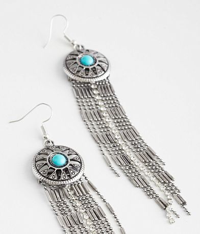 BKE Western Fringe Drop Earring misc detail 1 view