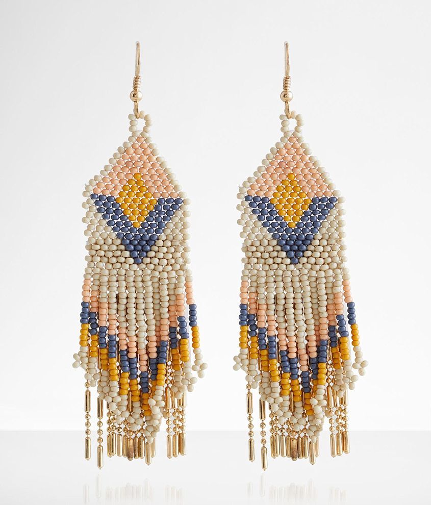 boutique by BKE Fringe Drop Earring front view