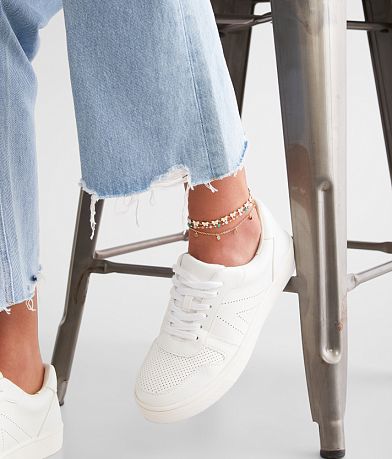 boutique by BKE 3 Pack Butterfly Ankle Bracelet Set front view