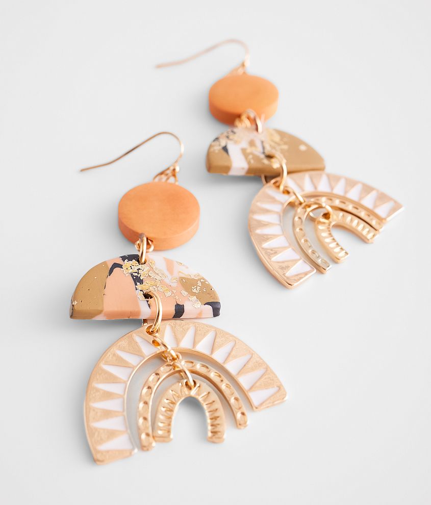Tiered Arch Drop Earring