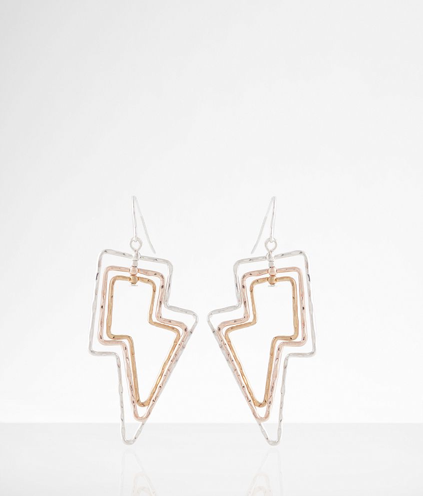 boutique by BKE Lightning Bolt Earring front view