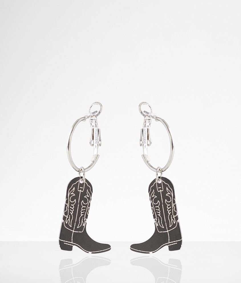 boutique by BKE Western Boot Earring front view