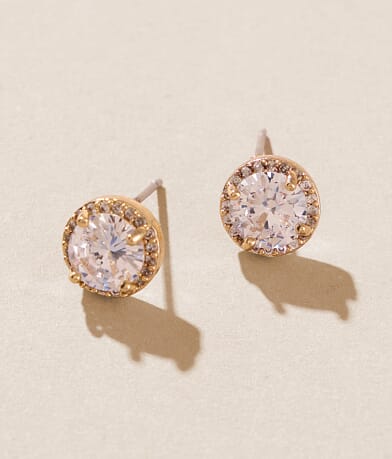 boutique by BKE Glitz Stud Earring front view