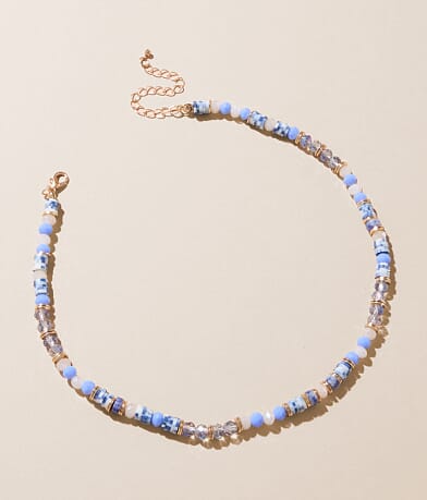 boutique by BKE Glitz Beaded Necklace front view
